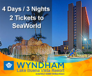 SeaWorld Orlando vacations at Wyndham Garden Lake Buena Vista Resort